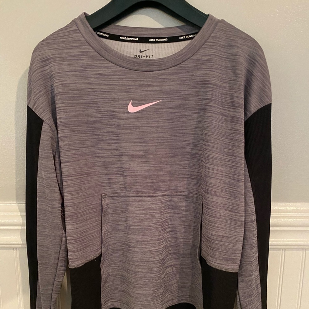 Nike Running Dri-Fit Long Sleeve with Front Pocket